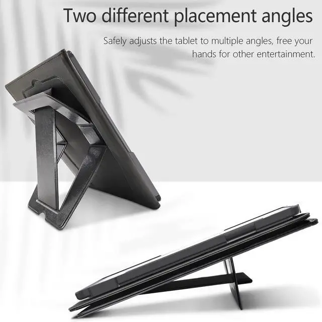 Alt view image 5 of 5 - E NET-CASE Case for Kindle Scribe 10.2 inch 2024 & 2022 Released, Multi-Viewing 360 Degree Rotating Cover with Stand, Auto Sleep/Wake with Pen Holder, (Black)