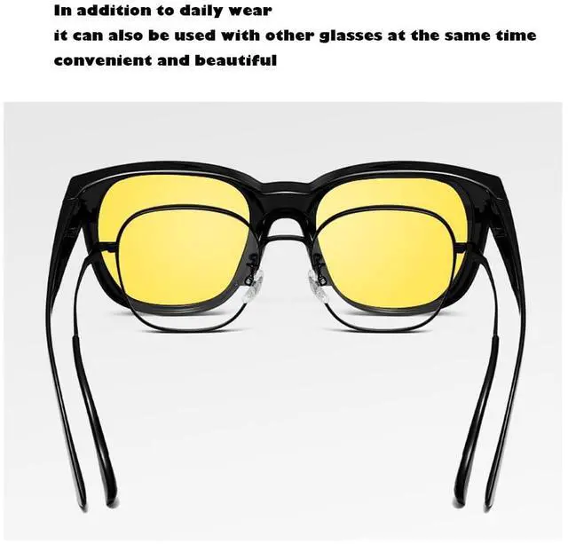 Alt view image 2 of 5 - Dwbulndok Macular Degeneration Glasses, Migraine Relief Glasses, for Macular Degeneration Aids, Glaucoma, Cataracts and Retinitis Pigmentosa