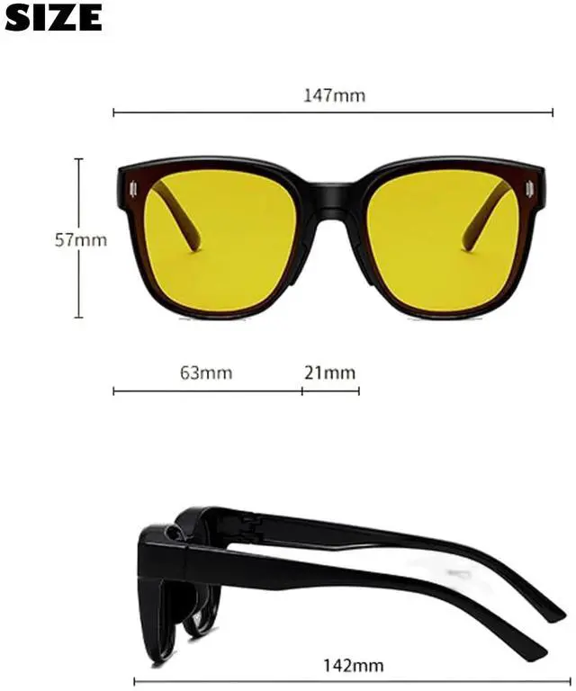 Alt view image 4 of 5 - Dwbulndok Macular Degeneration Glasses, Migraine Relief Glasses, for Macular Degeneration Aids, Glaucoma, Cataracts and Retinitis Pigmentosa