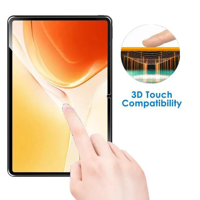 Alt view image 4 of 5 - Natbok 2 Pack Compatible with Alldocube IPlay 70 Pro 10.95" Screen Protector,9H Tempered Glass Film,HD Clear Scratch Resistant,Bubble-Free for Alldocube IPlay 70 Pro Screen Protector