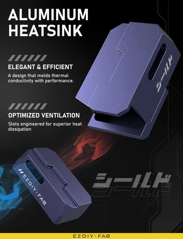 Alt view image 4 of 5 - EZDIY-FAB Shield Series 8-Pin PCIe GPU Power Adapter,90-Degree Angled Connector, Aluminum Design for Graphics Cards  Reverse Type,Purple-2 Pack