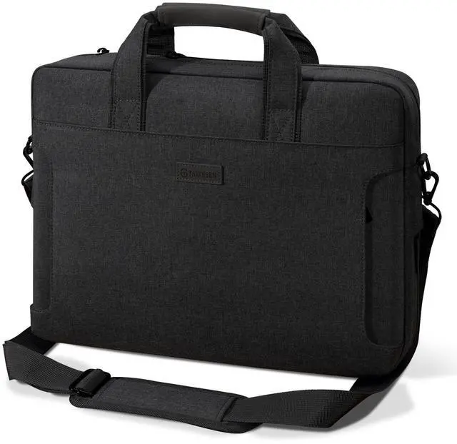 Main image of TAIKESEN Laptop Shoulder Bag, 13-13.3-14-15-15.4-15.6-16-17.3-18 Inch Laptop/Tablet, Water-Repellent Fabric, Business for Men Women (15-16 inch, Black)