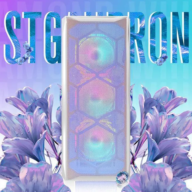 Alt view image 2 of 5 - STGAubron Gaming PC Desktop Computer, AMD Ryzen 5 5500 up to 4.2G, GeForce RTX 2060 6G, 16G DDR4, 1T SSD, WiFi 6, BT 5.2, RGB Fan x6, Windows 11 Home