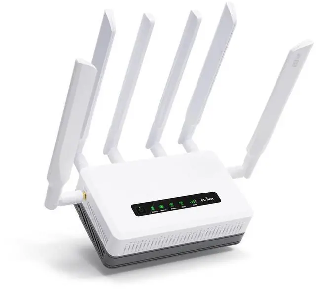 Main image of GL.iNet GL-XE3000 (Puli AX) 5G Router with Dual SIM Card Slot, Wi-Fi 6 Cellular Routers, Built-in Battery, Multi-WAN, VPN, OpenWrt, Secure 5G Router for Office, Retail, Events, Business