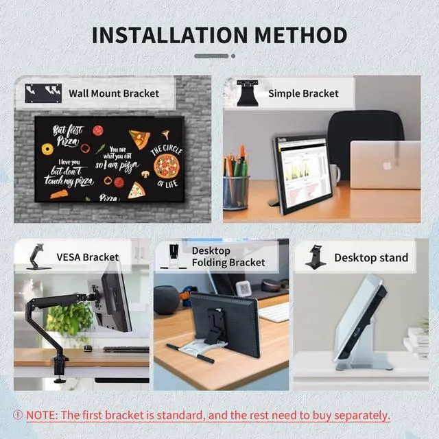Alt view image 4 of 5 - TouchWo 21.5 inch Touch Screen Industrial PC, i7, 8GB RAM, 512G ROM, 16:9 FHD 1080P, Win-11 Pro, Smart Board for Classroom, Meeting & Game, USB, VGA & HD-MI Monitor