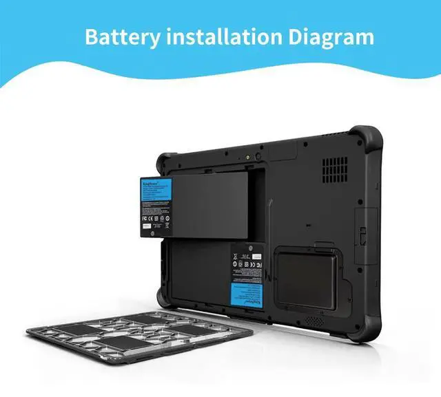 Alt view image 4 of 5 - KingSener BP3S1P2160-S Battery for GETAC F110 Tablet BP3S1P2160 BP3S1P2160-S Bateria 11.4V 2160mAh 24WH