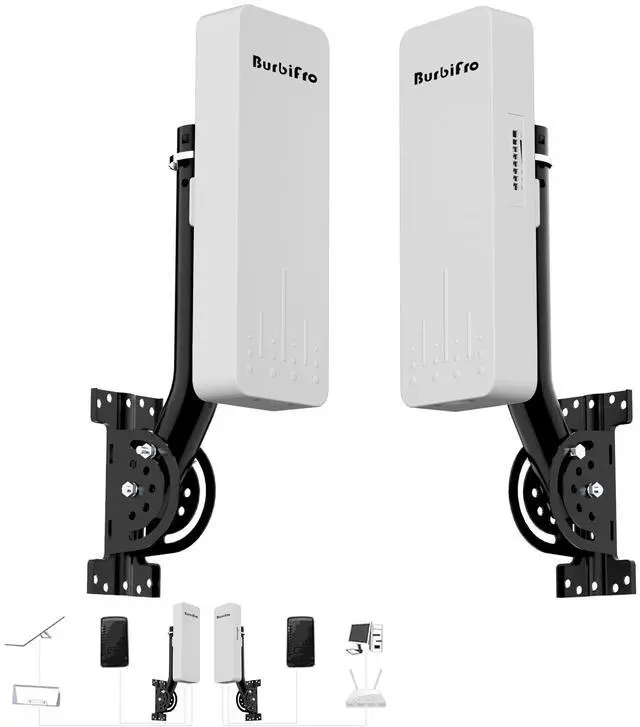 Main image of Point to Point Starlink Internet Outdoor Long Range Transmission with Mount for Starlink Gen 3 Router, Starlink WiFi Extender, 5.8GHz 3KM 1000Mbps 18dBi High Gain Antenna, 2 Pack