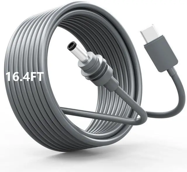 Main image of Starlink Mini USB C to DC Power Cable, 16.4FT/5M Starlink Mini Cable USB Type-C Input to DC Cord, Work with 100W+ PD Source Power Bank 20V PD Charger, Waterproof Accessories