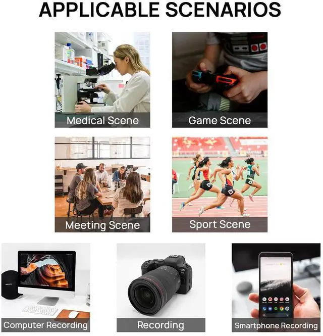 Alt view image 4 of 5 - SUIKUI RH35 Unlimited Recording Camera Monitor 1080P 30FPS Capture and Photographic Stream Video Screens from HDMI