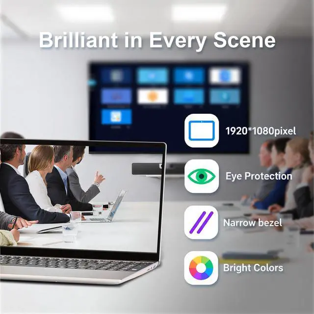 Alt view image 4 of 5 - Laptop Computer, 2025 Gaming Laptops, 15.6 Inch Lap Top PC Win 11 Pro, 16GB RAM 1TB SSD, 13th Gen N150 Processor(up to 3.6GHz), Backlit Keyboard, 1920*1080 FHD