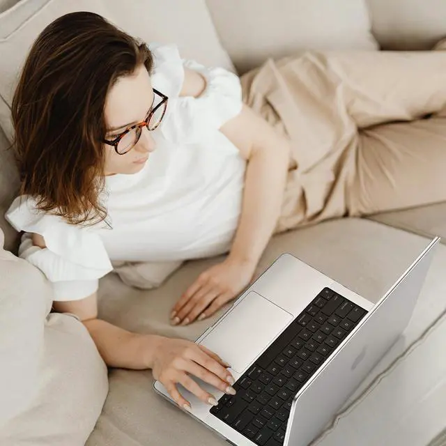 Alt view image 4 of 5 - BlueSwan Anti-Cracking Hard Shell Case Compatible with MacBook Pro 14-inch 2025 2024-2021 Release M4 M3 M2 M1 Pro/Max Chip, Anti-Fingerprint Soft TPU Bumper, Frosted White