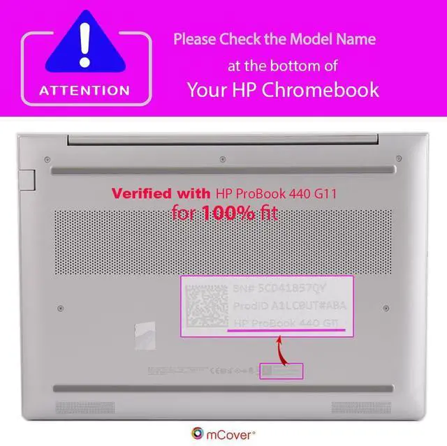 Alt view image 4 of 5 - mCover Case ONLY Compatible for 2024  2025 14-inch HP ProBook 440/445 G11 Series Windows Notebook PC (NOT Fitting Any Other HP Models) - Green