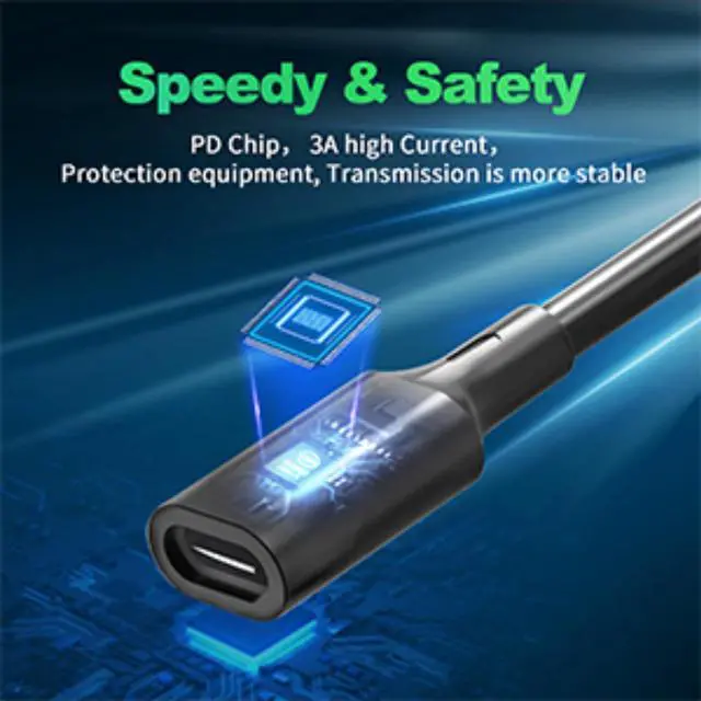 Alt view image 4 of 5 - USB C to DC 5.5mm x 2.5mm Power Cable, (1Ft 2Pack) 5V Type C Female to Male Plug Supply Adapter Power Cable for Tablet PC, Network Switch, Hard Disk Box, Printer, Cable Connection Box