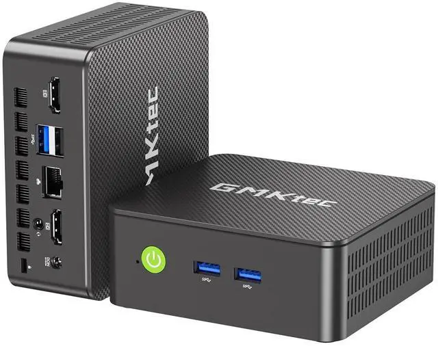 Main image of GMKtec Mini PC Computres N95(Turbo 3.4GHz) 16GB DDR4 512GB SSD Desktop Computer 4K Dual HDMI Display/3x USB3.2/WiFi 5 BT5.0/RJ45 Ethernet Nucbox G3S