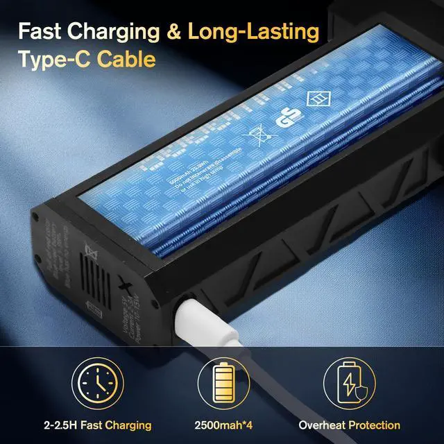 Alt view image 5 of 5 - Electric Compressed Air Duster - 20,0000 RPM Rechargeable Cordless Turbo Blower, Portable Air Blower Gun for Cars, PC, Keyboard, Home & Outdoor Dust Cleaning (Replaces Compressed Air Cans)