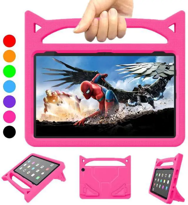 Main image of Fire HD 10 Case for Kids(13th/11th Generation,2023/2021 Release) - Lightweight Shockproof Kid-Proof Cover with Handle Stand for Kindle Fire HD 10 Kids Tablet,(Incompatible with iPad Samsung).Pink