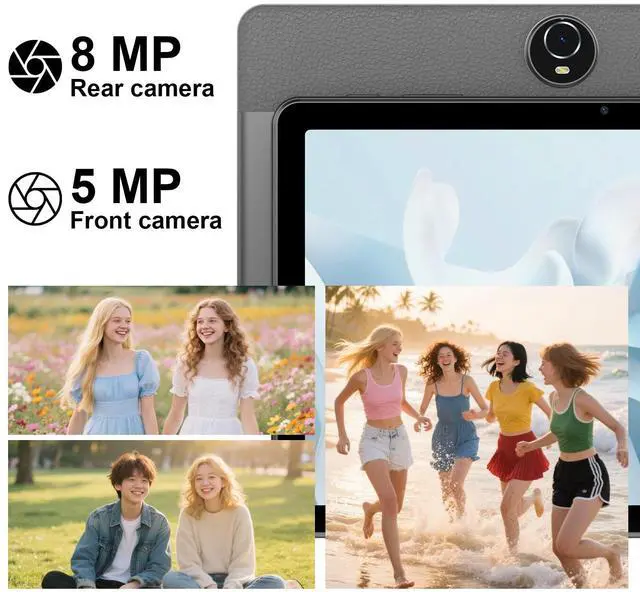 Alt view image 4 of 5 - JUNINKE 11" Tablet | Android Tablet with Octa-core Processor |12GB+128GB 2TB Expandtion | 8000mAh Battery | HD IPS Large tableta | WiFi &BT5.0 | Support GMS (Case Included)