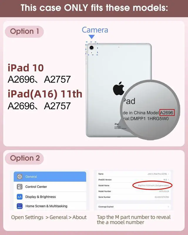 Alt view image 2 of 5 - Uppuppy for iPad 10th Generation Case 2022 10.9 Inch, for iPad A16 Case 11th Generation 11 Inch 2025 - Women Girls Cute with Pencil Holder & Stand Clear Girly Floral Pretty Protective Hard Cover