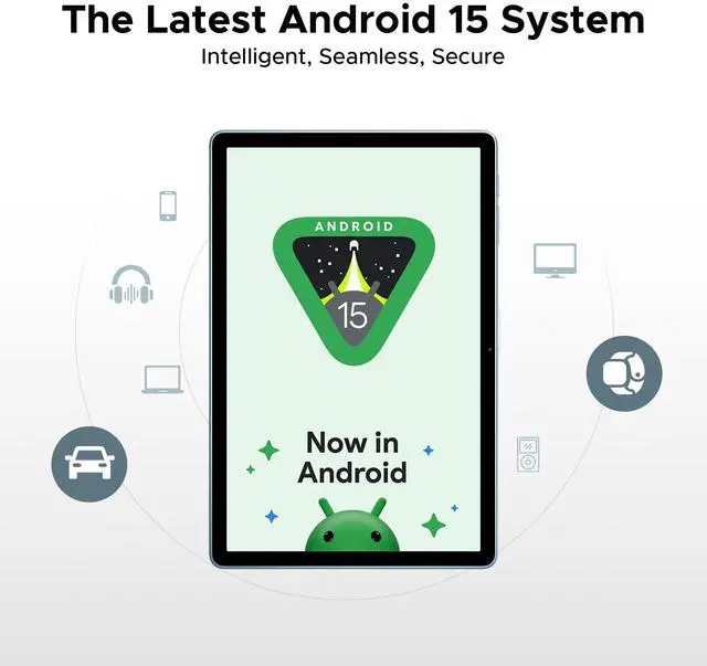 Alt view image 2 of 5 - DOOGEE Tab A9 Pro+ Android 15 Tablet,11 inch Tablet with 90Hz Display,30GB+128GB/2TB TF Octa-Core Gaming Tablets,8580mAh,1080P,Bluetooth 5.0+5G WiFi Tablets,13MP+5MP,Face ID/OTG Black