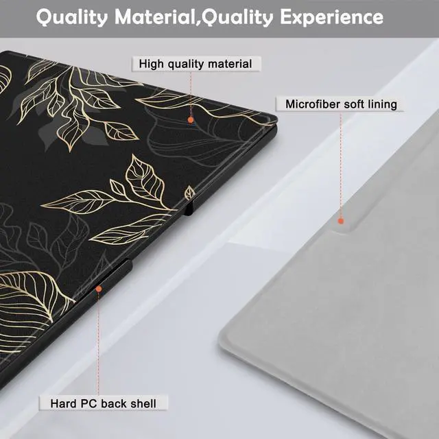 Alt view image 5 of 5 - Aippdo Case for Remarkable 2 Paper Tablet 10.3" 2020 Released,Lightweight and Hard Back Shell Protective Book Folio Cover with Built-in Pen Holder,Comes with Remarkable 2 Pen Tips.