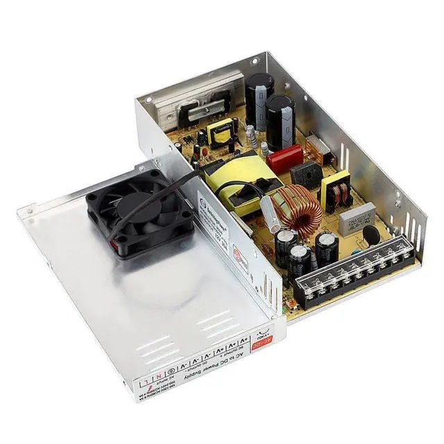 Alt view image 3 of 5 - SUPERNIGHT 12V 30A Switching Power Supply, 110-240 Volt AC to DC 360W Universal Regulated Switching Transformer Adapter Driver for 3D Printer, CCTV, Radio, LED Strip Lights,Computer Project