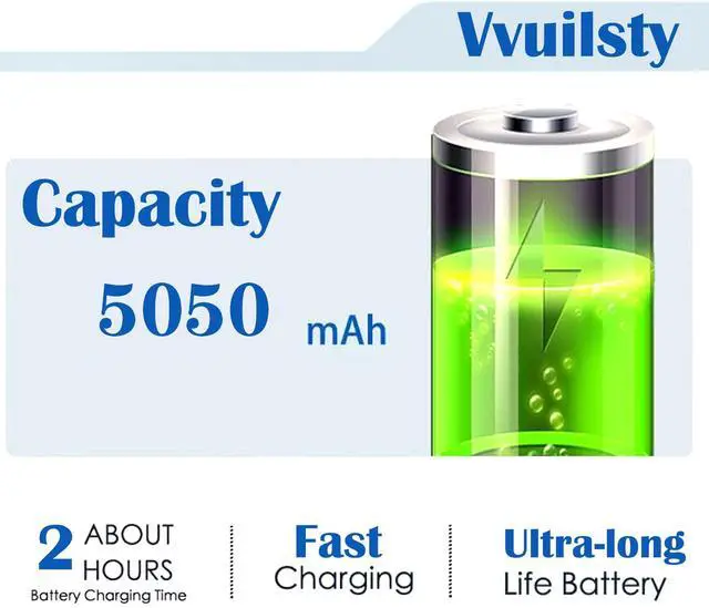 Alt view image 2 of 5 - Vvuilsty EB-BT575BBE Replacement Battery for Galaxy Tab Active 3 SM-T570 SM-T575,Rechargeable 0 Cycle Battery Compatible with Samsung Galaxy Tab Active 3 SM-T570 SM-T575 SM-T577