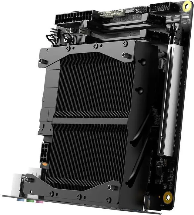 Main image of MINISFORUM Motherboard BD795i SE, AMD Ryzen 9 7945HX, 16 C/32 T,PCIe 5.0 x16 Slot, Dual PCIe4.0 M.2 Mini ITX NAS Motherboard, Support DDR5,8K Triple Output(HDMI/DP/USB-C), RJ45 2.5G,USB 3.2