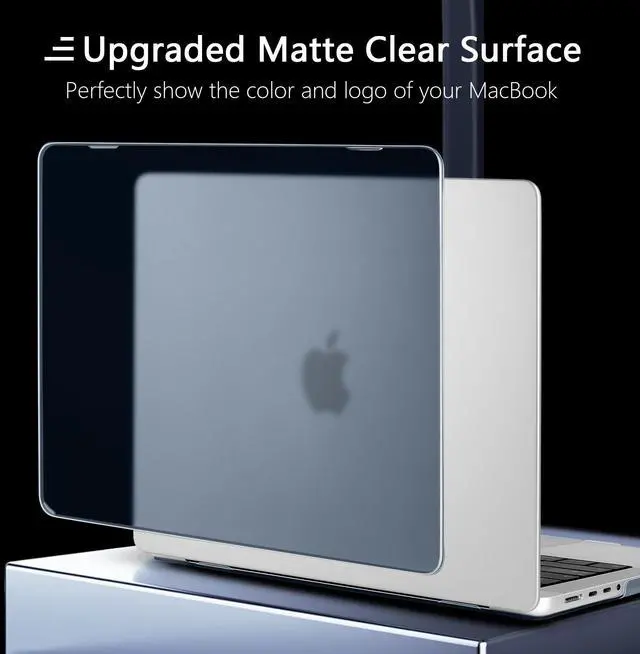 Alt view image 3 of 5 - TWOLSKOO for MacBook Pro 14 inch Case M5 M4 M3 M2 M1 Pro Max Chip (2026-2021), Ultra Thin Protective Case & Keyboard Cover & Type C Adapter & Screen Protector, Matte Blue