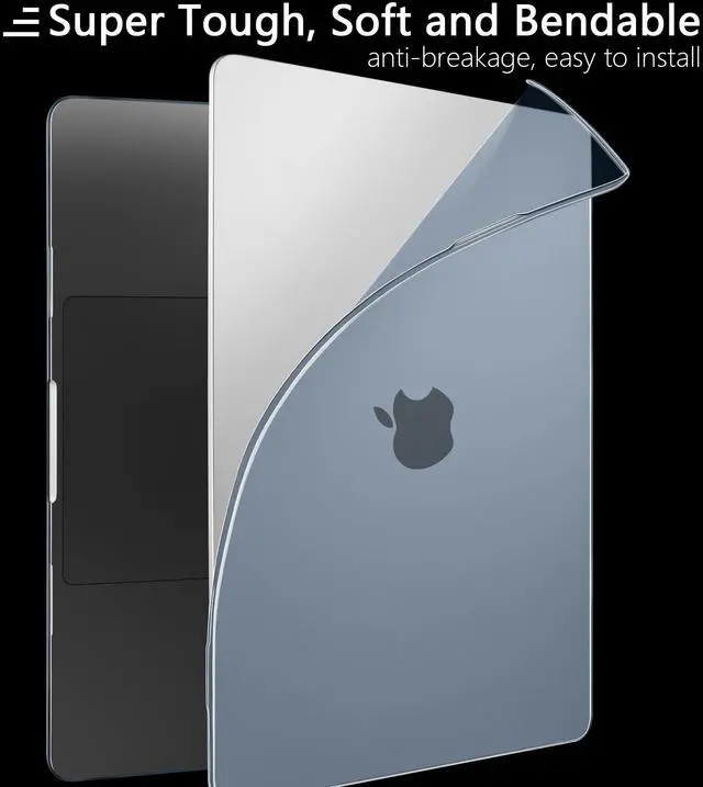 Alt view image 4 of 5 - TWOLSKOO for MacBook Pro 14 inch Case M5 M4 M3 M2 M1 Pro Max Chip (2026-2021), Ultra Thin Protective Case & Keyboard Cover & Type C Adapter & Screen Protector, Matte Blue