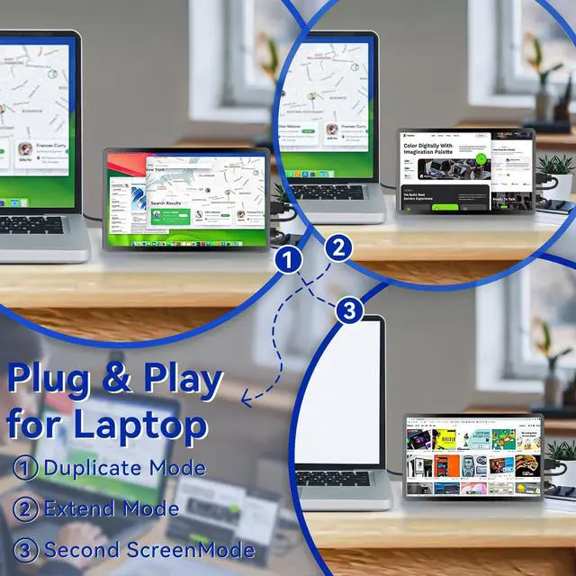 Alt view image 4 of 5 - HAMTYSAN 7 Inch Raspberry Pi Screen 800x480 Small HDMI Monitor with Case, LCD Screen Display for Raspberry Pi 5/4/3/2/ Jetson Nano Win11/10/8/7, Dual Speakers, Non-Touch