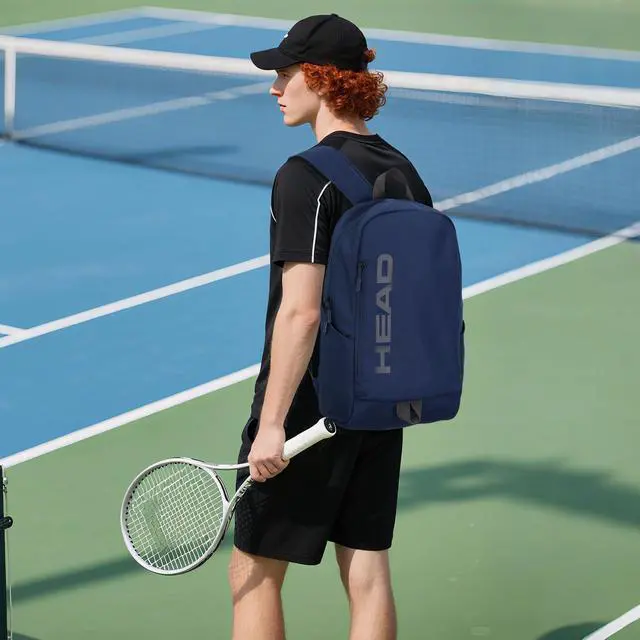 Alt view image 2 of 5 - HEAD Waterproof Gym Backpack for Women/Men, Compact Laptop Backpack for College/Sport/Fitness/Work/Daily, (Navy Blue)