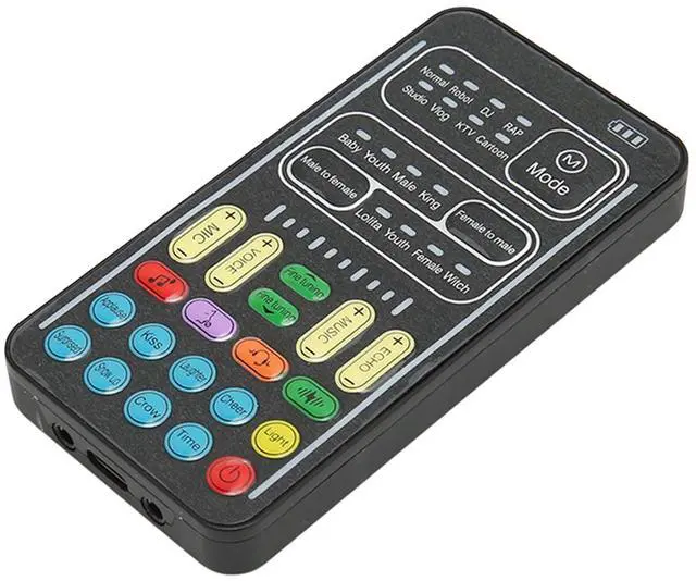 Alt view image 4 of 5 - Handheld Gaming Voice Changer with 8 Sound Effects - Portable Mini Sound Card for PC Phone Laptops