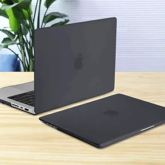 Alt view image 3 of 5 - Batianda for New MacBook Pro 14 inch Case M4 M3 M2 M1 Pro/Max Chip 2024 2023 2021 Release, Frosted Rubberized Hard Shell Case with Keyboard Cover Screen Protector, Matte Black