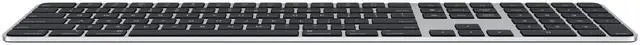 Alt view image 2 of 5 - Apple Magic Keyboard with Touch ID and Numeric Keypad: Wireless, Bluetooth, Rechargeable. Works with Mac Computers with Apple Silicon; Japanese - Black Keys
