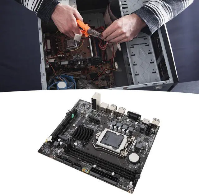 Alt view image 4 of 5 - ITX H110 Computer Motherboard DDR4 USB3.0 M.2 Nvme Gaming Mainboard for LGA 1151