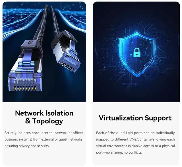 Alt view image 4 of 5 - Beelink Mate MINI S Docking Station, 4 x 2.5Gbps LAN Port, Support Beelink Mini S12 S13 Series mini pc