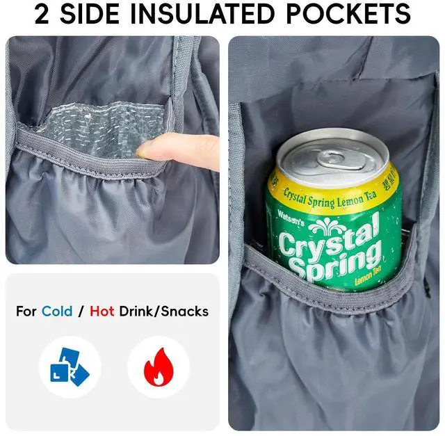 Alt view image 4 of 5 - Teacher Tote Bag for Women with 17.3" Laptop Compartment, 2025 X-Large Work Utility Bag Professional with Multiple Pockets for Office, College, Nursing - Black