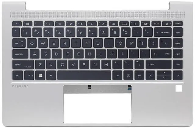 Main image of New Replacement Palmrest for HP ProBook 440 G9 445 G9 Upper Case with Backlit Keyboard N01287-001