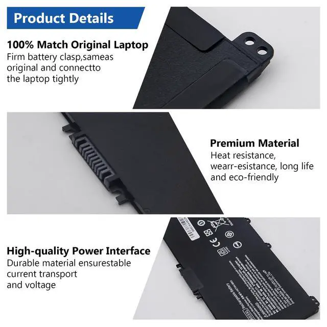 Alt view image 4 of 5 - DJW HW03XL Battery Replacement for HP Pavilion 15-EG 15-EG0055NR 15-EG0067ST 15-EG0048NR 15-EH 15-EH1005NS 15-EH0177NG 15-EH0006NX 15T-EG 15Z-EH 17-CN 17-CP Series L96887-421 L96887-AC1 L96887-2B1