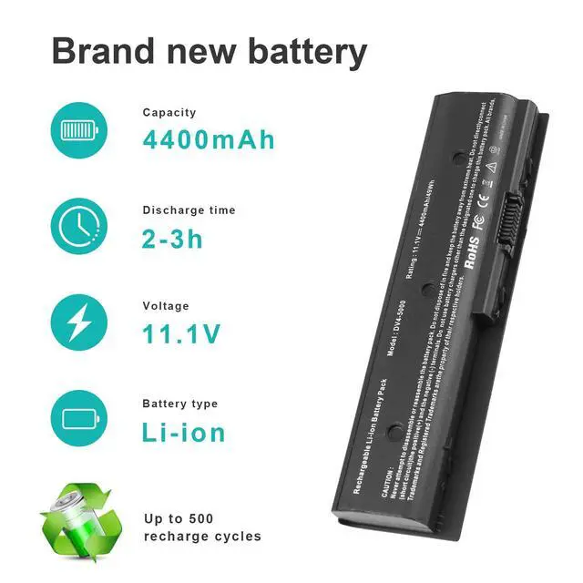 Alt view image 2 of 5 - Futurebatt MO06 MO09 671731-001 Laptop Battery for HP Pavilion DV4-5000 DV6-7000 DV7-7000 Envy DV4-5200 DV6-7200 M6-1100 Series