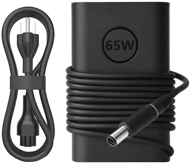 Main image of 65W Laptop Charger Fit for Dell Latitude 5580 7280 7390 7490 E5570 E5470 E7240 E7250 E7470 Chromebook 3180 3189 3120 PA-12 06TM1C 19.5V 3.34A 7.4mm Tip AC Adapter Power Cord (65W)