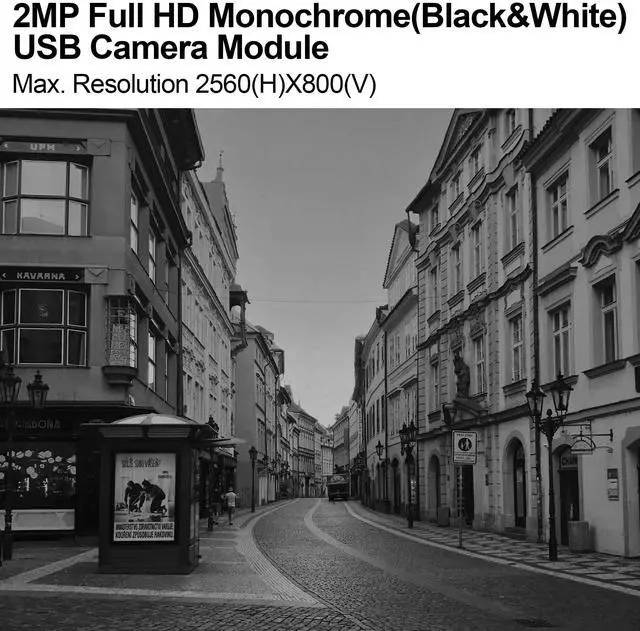 Alt view image 3 of 5 - MMlove Monochrome Black/White USB Stereo Camera Module 800P 120fps Global Shutter Synchronous Dual Lens 3D Webcam 101° Viewing Angle Lightburn Camera for VR Face Recognition,PC/Laptop/Raspberry Pi