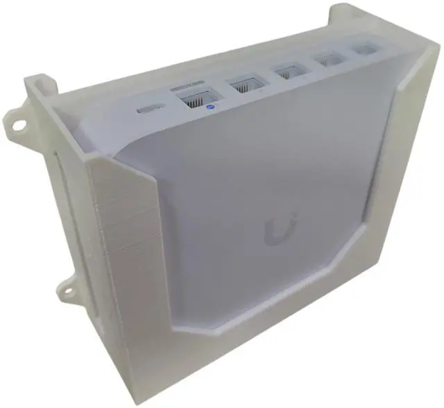 Main image of Wall Mount with Fan for UCG-Ultra Ubiquiti Cloud Gateway Ultra (White)