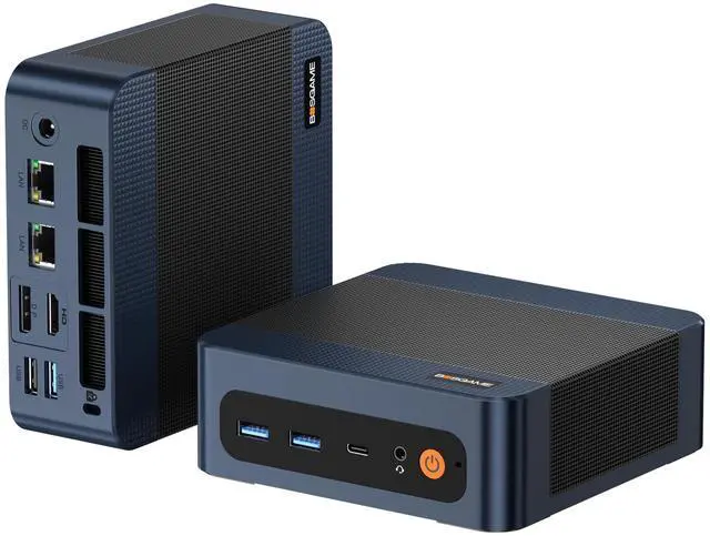 Main image of BOSGAME P3 Mix Mini PC, Mini Desktop Computer with AMD Ryzen 5 7640HS (up to 5.0 GHz), 32GB DDR5, 1TB PCIe SSD, 4K Triple Display, USB 4.0, Dual 2.5G LAN & Wi-Fi 6E & BT5.2, for Home, Office, Gaming