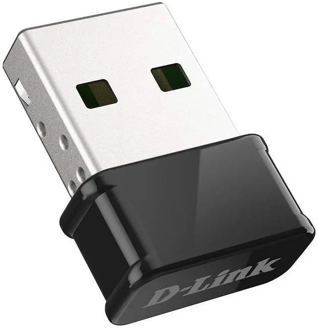 Alt view image 3 of 5 - D-Link AC1300 MU-MIMO Wi-Fi Nano USB Adapter, Ultra-Mini (20.2mm x 14.9mm) Dual Band 2.4G/5G Wireless Adapter for PC or Laptop, Plug and Play, Easy Install, Upgrade your WiFi (DWA-181)