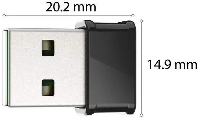Alt view image 4 of 5 - D-Link AC1300 MU-MIMO Wi-Fi Nano USB Adapter, Ultra-Mini (20.2mm x 14.9mm) Dual Band 2.4G/5G Wireless Adapter for PC or Laptop, Plug and Play, Easy Install, Upgrade your WiFi (DWA-181)