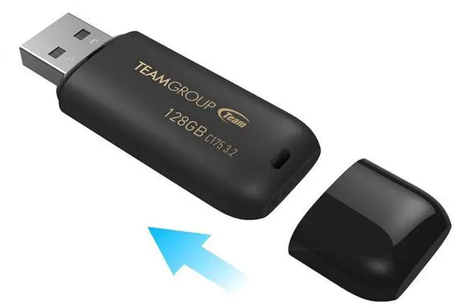 Alt view image 4 of 5 - TEAMGROUP C175 64GB 10 Pack USB 3.2 Gen 1 (USB 3.1/3.0) Read 100MB/s Flash Thumb Drive, External Data Storage Memory Stick Compatible with Computer/Laptop Matte Black TC175364GB23