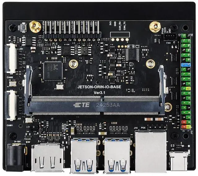 Main image of Jetson Orin Nano/NX Development Board Alternative Solution Base Developer Kit Based on Jetson Orin Nano and Jetson Orin NX Module @XYGStudy (Jetson-ORIN-IO-Base)