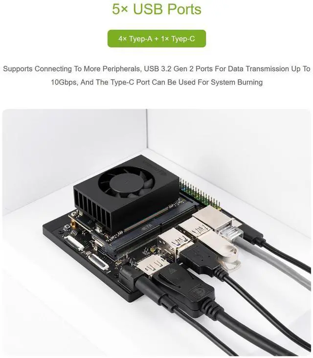 Alt view image 4 of 5 - Jetson Orin Nano/NX Development Board Alternative Solution Base Developer Kit Based on Jetson Orin Nano and Jetson Orin NX Module @XYGStudy (Jetson-ORIN-IO-Base)