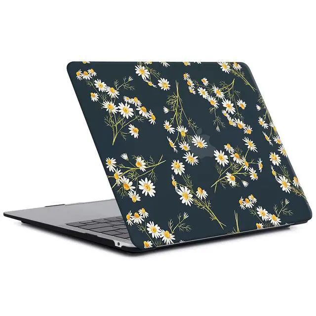 Alt view image 5 of 5 - Hard Cover Compatible with MacBook Air 11 Inch Case Model A1370 A1465 2012 2013 2014 2015 2016 2017 2018 Release, Air 11.6 Inch Plastic Hard Cover with Soft Keyboard Cover Skin, Daisy Flower